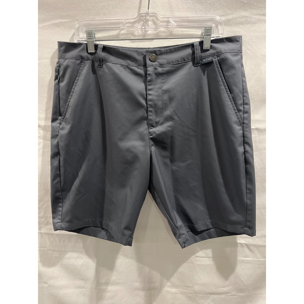 Puma Golf Mens Grey Performance Tech Shorts Size 34 535177-02